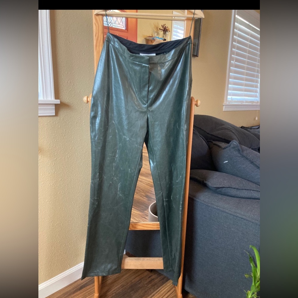 Leather Moschino pants